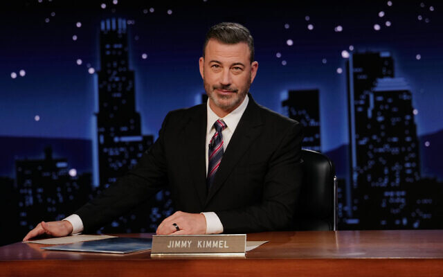 Jimmy Kimmel hosts his late-night show 'Jimmy Kimmel Live!' in Los Angeles, California, September 23, 2025. (Randy Holmes/Disney via AP) Jimmy Kimmel hosts his late-night show 'Jimmy Kimmel Live!' in Los Angeles, California, September 23, 2025. (Randy Holmes/Disney via AP)