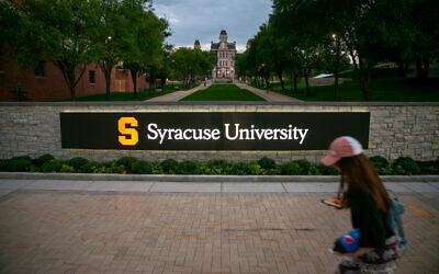 The Syracuse University campus is seen in Syracuse, New York, August 31, 2022. (Ted Shaffrey/AP)