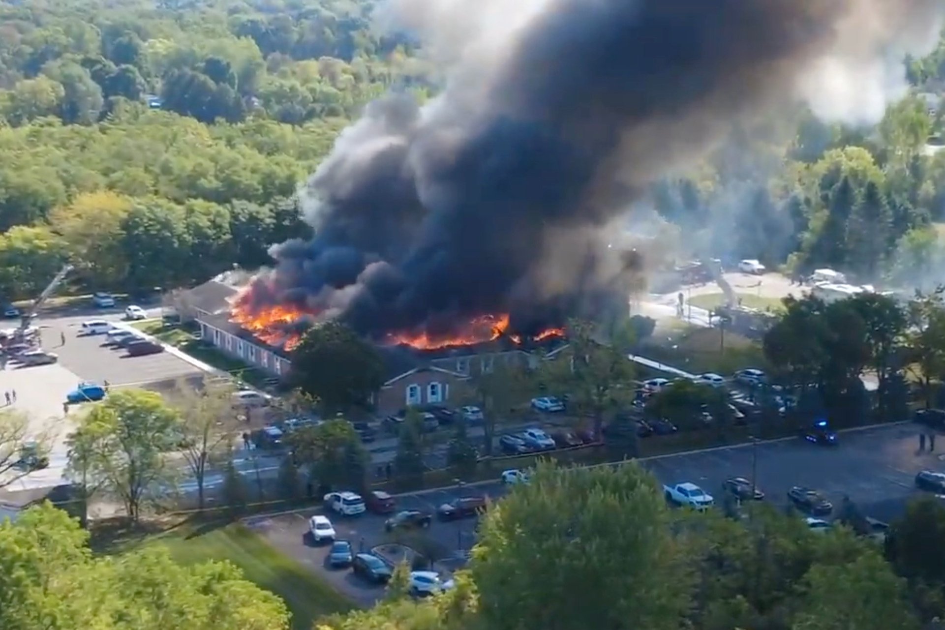 One dead, 9 injured in shooting and fire at Michigan Mormon church
