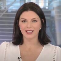 Screen capture from video of Canadian reporter Élisa Serret, March 2024. (YouTube)
