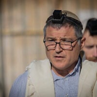 David Zini at the Western Wall in Jerusalem's Old City on August 6, 2025. (Chaim Goldberg/Flash90)
