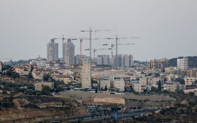 The settlement of Har Homa, as seen from the West Bank city of Bethlehem, August 16, 2025 (Wisam Hashlamoun/Flash90) The settlement of Har Homa, as seen from the West Bank city of Bethlehem, August 16, 2025 (Wisam Hashlamoun/Flash90)