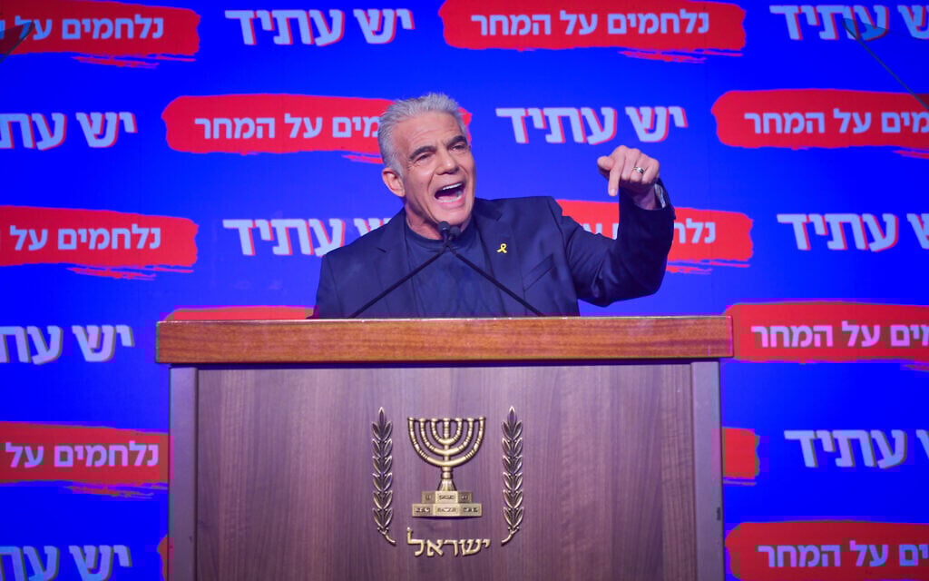 Lapid: If Netanyahu wins the next election, ‘it will be the end of Zionism’