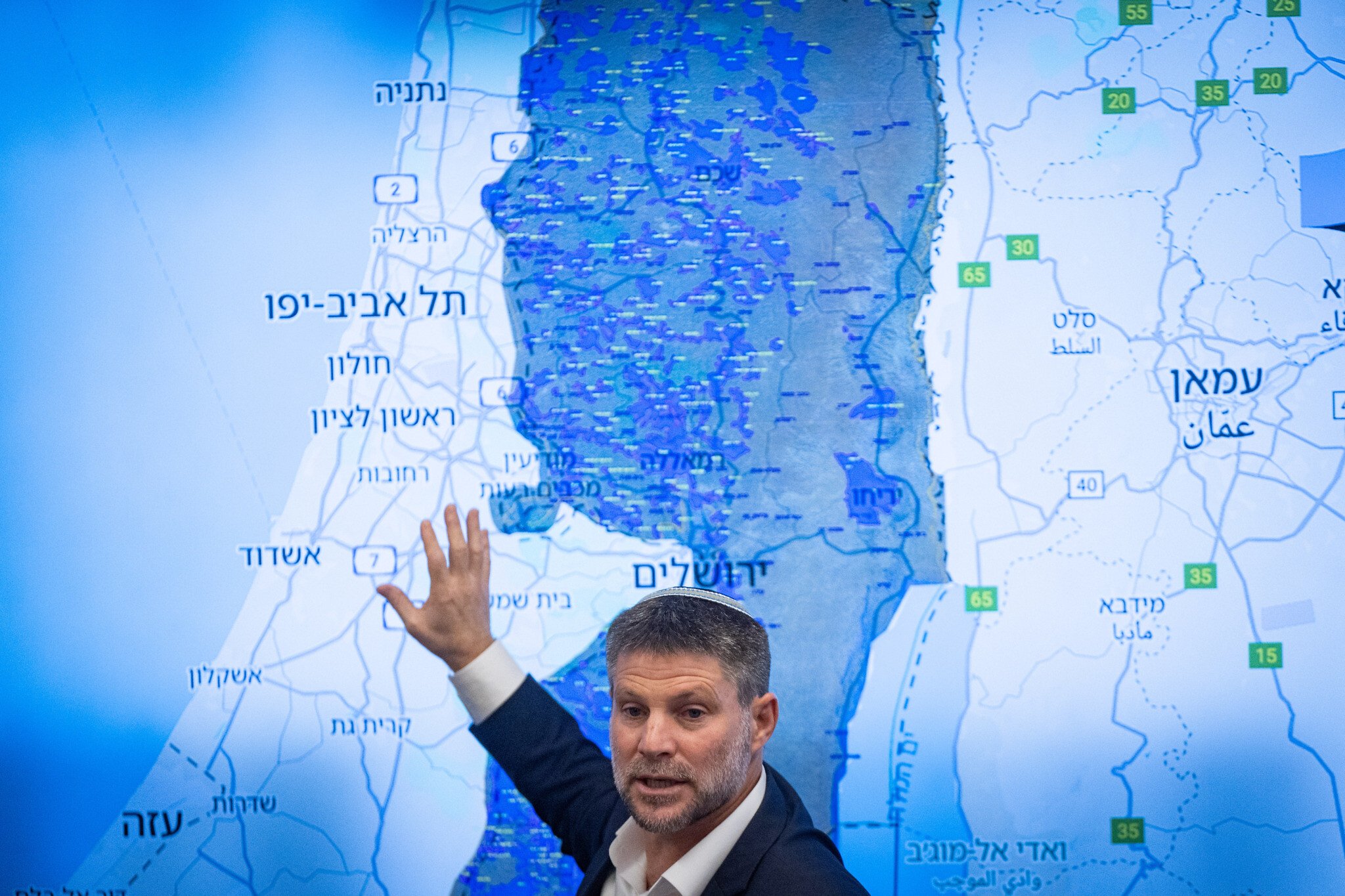 NextImg:Smotrich proposes annexing 82% of West Bank in bid to prevent Palestinian state