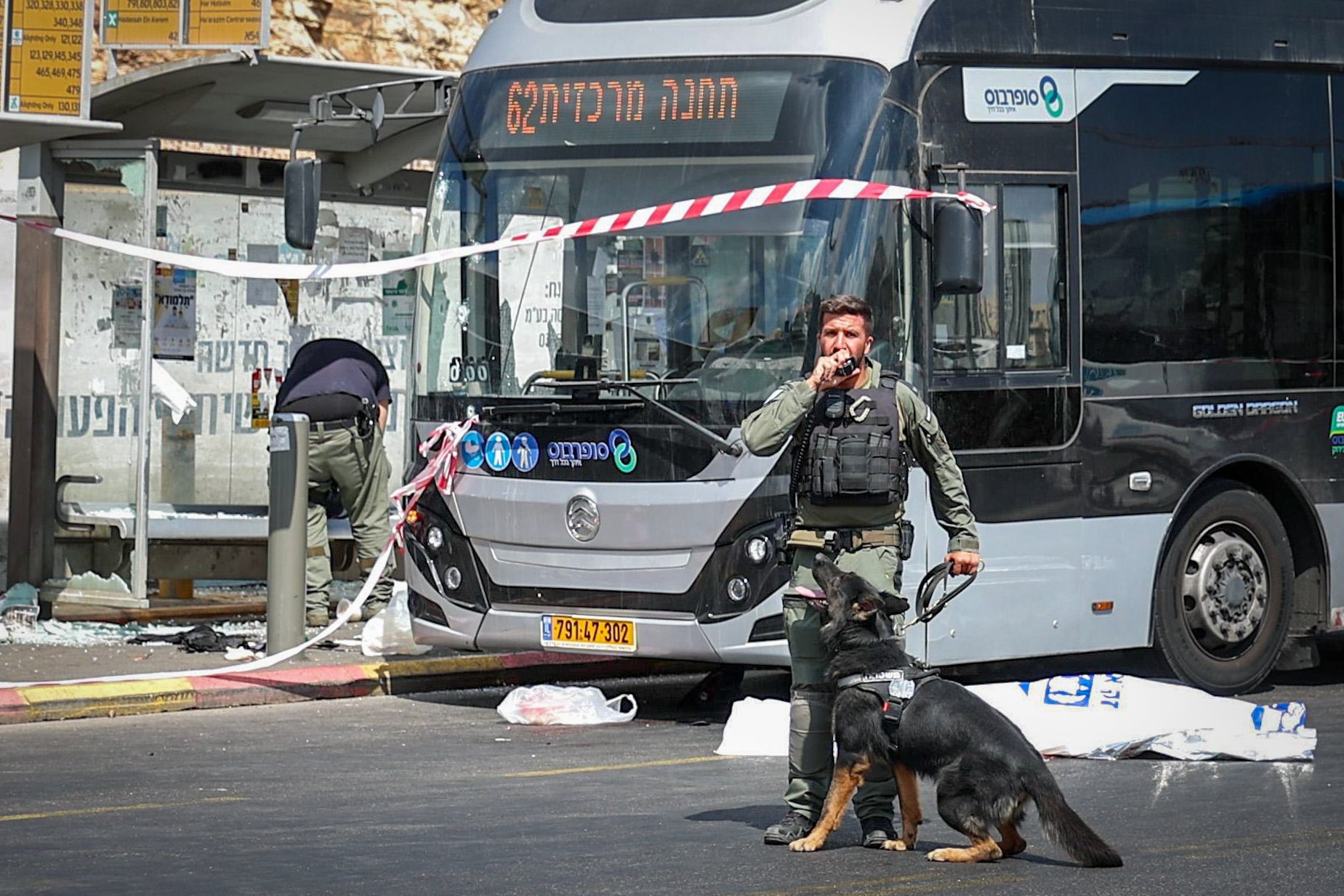 NextImg:Six killed, 6 seriously injured in Jerusalem as terrorists open fire on bus, pedestrians