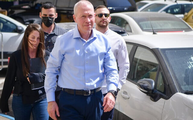 Former defense minister Yoav Gallant arrives for a hearing at an internal Likud tribunal in Tel Aviv to present his defense against a move to expel him from the party, September 29, 2025. (Avshalom Sassoni/FLASH90) Former defense minister Yoav Gallant arrives for a hearing at an internal Likud tribunal in Tel Aviv to present his defense against a move to expel him from the party, September 29, 2025. (Avshalom Sassoni/FLASH90)