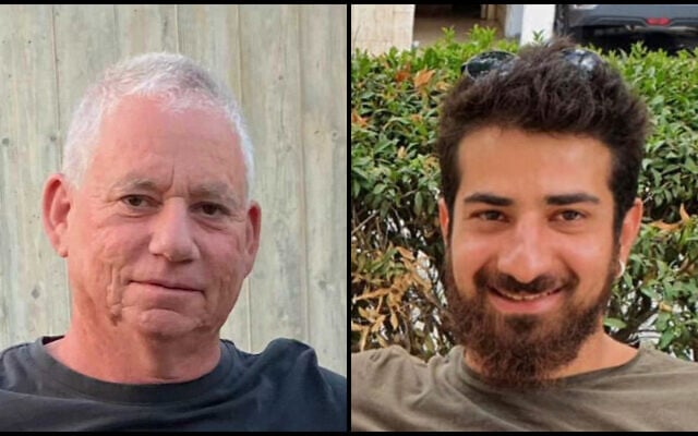 Ilan Weiss (L) and Idan Shtivi (R) in undated photographs (Hostages and Missing Families Forum)
