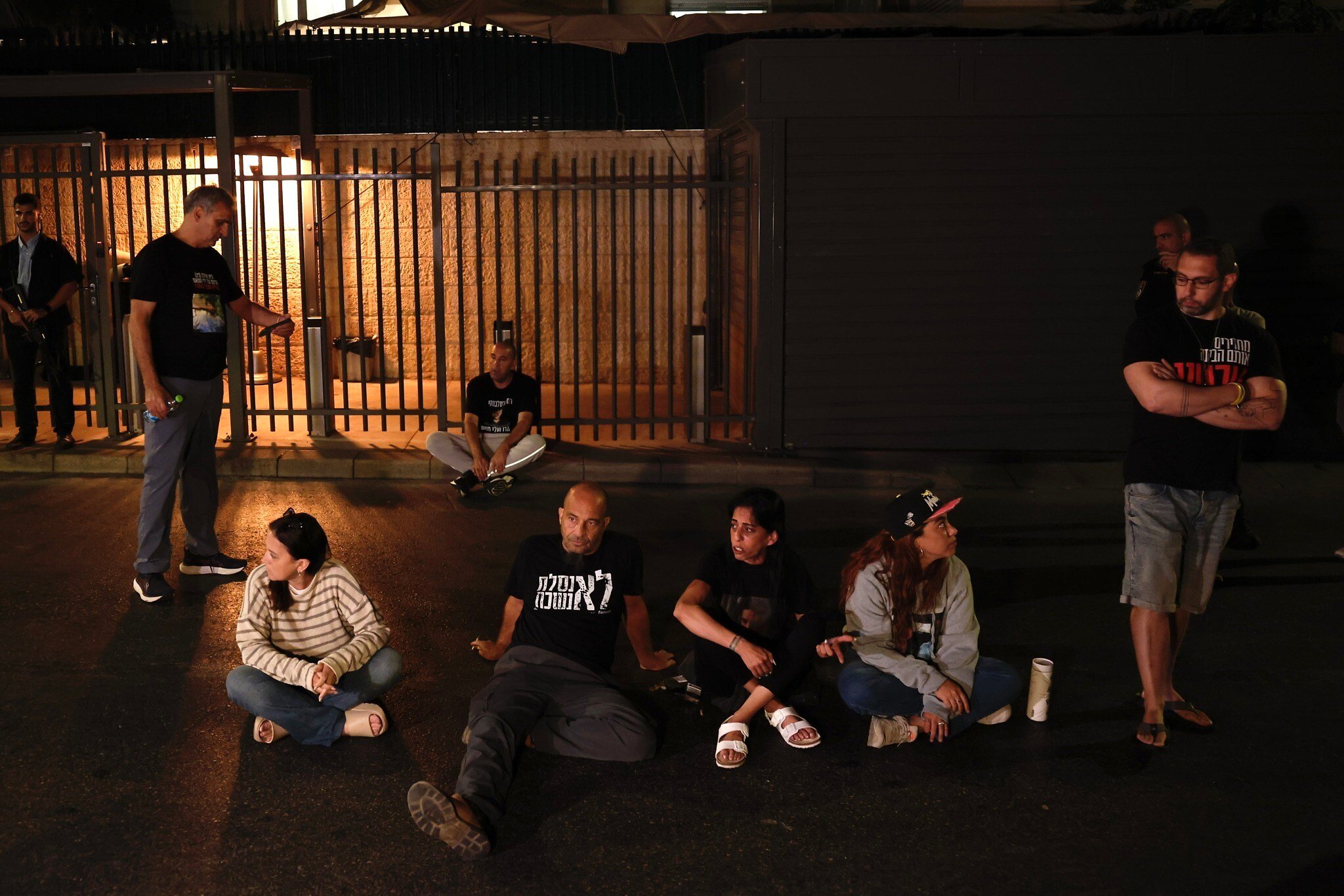 NextImg:Hostage families camp outside PM’s home amid rumored start to Gaza City ground op