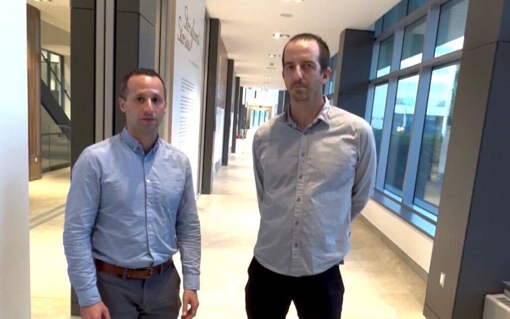 Dan Brotman, left, and Ilan Grapel, in Toronto, September 2025. (Courtesy) Dan Brotman, left, and Ilan Grapel, in Toronto, September 2025. (Courtesy)