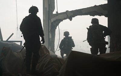 Israeli soldiers operate in the Gaza Strip, in a photo released September 28, 2025. (Israel Defense Forces)