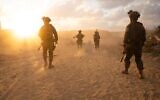 IDF forces operate in the Gaza Strip in this September 28, 2025, handout. (IDF)