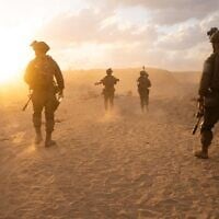 IDF forces operate in the Gaza Strip in this September 28, 2025, handout. (IDF)