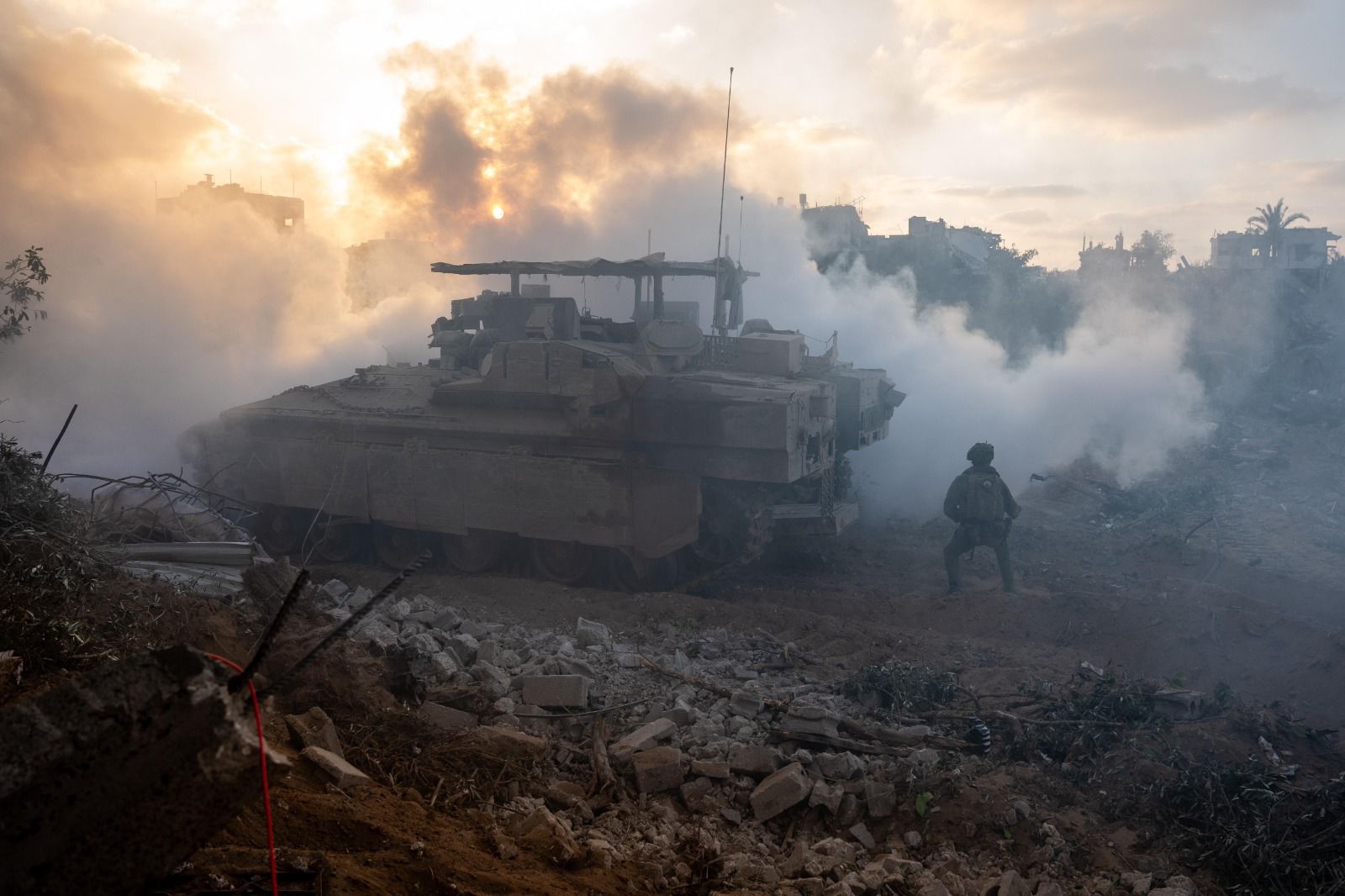 NextImg:Israel presses Gaza offensive, reportedly urges US to prod Egypt on Sinai military buildup