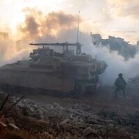 IDF troops operate in the Gaza Strip, in an image published on September 20, 2025. (Israel Defense Forces)