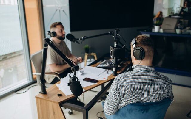 Illustrative photo of podcasters. (Fenton Roman/iStock by Getty Images)