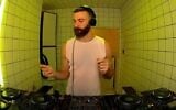 Israeli DJ Roi Perez performs at HÖR BERLIN in February 2023.(Screenshot/HÖR BERLIN via JTA)
