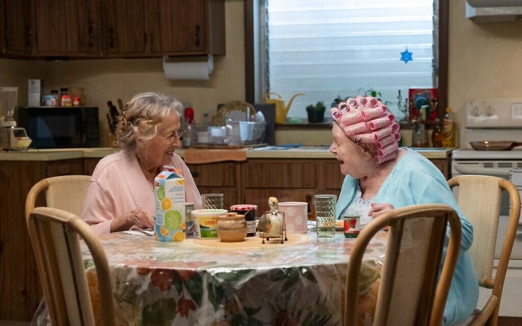 June Squibb as Eleanor (R), and Rita Zohar as Bessie (L) in "Eleanor the Great." (Anne Joyce/Sony Pictures Classics via JTA) June Squibb as Eleanor (R), and Rita Zohar as Bessie (L) in "Eleanor the Great." (Anne Joyce/Sony Pictures Classics via JTA)