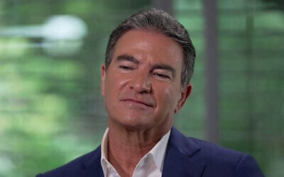 Former Mossad chief Yossi Cohen in a Channel 12 interview, September 6, 2025 (Screenshot)