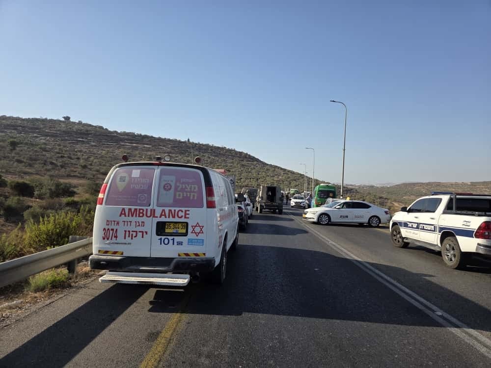 Israeli seriously injured by gunfire during car-ramming in northern West Bank