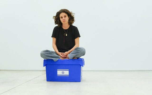 Bezalel graduate Noga Kamhaji and her Blue Argaz project about her brother, Dan Kamhaji, a reservist killed by a Hezbollah rocket in May 2024. (Courtesy)