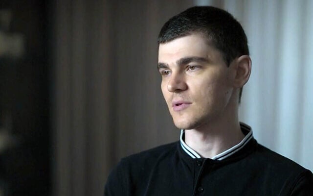 Freed hostage Maxim Herkin speaks to Channel 12 investigative program Uvda in an interview broadcast October 30, 2025. (Screen capture: Channel 12) Freed hostage Maxim Herkin speaks to Channel 12 investigative program Uvda in an interview broadcast October 30, 2025. (Screen capture: Channel 12)