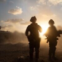 IDF forces operate in the Gaza Strip in this October 9, 2025, handout image. (IDF)