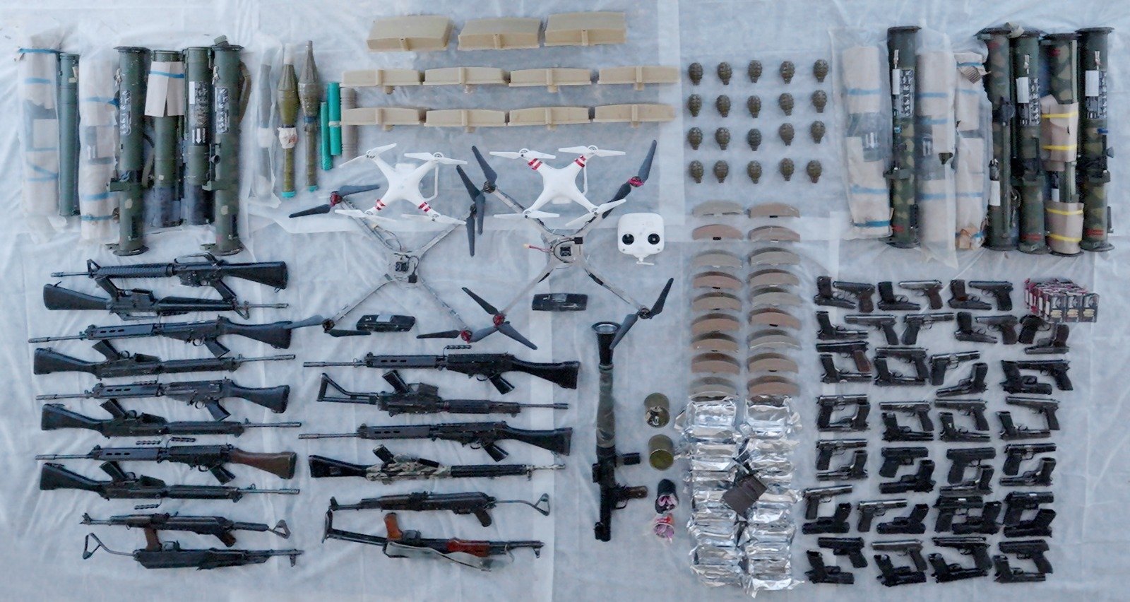 NextImg:Shin Bet says it seized advanced Iranian arms destined for West Bank terrorists