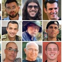 Deceased hostages whose bodies were still held in Gaza as of October 21, 2025: (Top row from left) Meny Godard, Ran Gvili, Sahar Baruch, Dror Or, Tamir Adar; (Second row) Itay Chen, Asaf Hamami, Arie Zalmanowicz, Oz Daniel, Hadar Goldin; (Bottom row) Sudthisak Rinthalak, Lior Rudaeff, Amiram Cooper, Omer Neutra, Joshua Mollel. (Collage by Times of Israel; Photos: Courtesy)