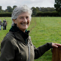 Irish presidential candidate Catherine Connolly, who is running as an independent in the October 2025 election, attends the Irish National Ploughing Championships in Screggan, Ireland, September 16, 2025. (Clodagh Kilcoyne/Reuters/File Photo)