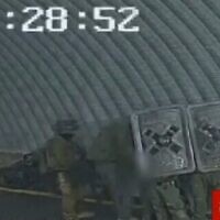 This leaked video broadcast by Channel 12 news on August 6, 2024, purports to show troops abusing a Palestinian detainee at the Sde Teiman detention facility in southern Israel on July 5, 2024. (Screenshot: Channel 12)