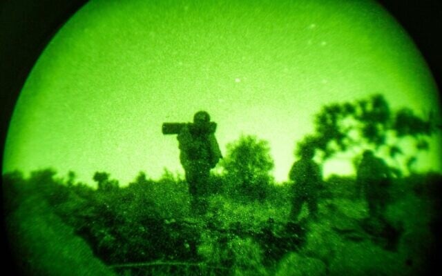 IDF troops operate on the Lebanese side of Mount Dov, October 19, 2025. (Israel Defense Forces) IDF troops operate on the Lebanese side of Mount Dov, October 19, 2025. (Israel Defense Forces)