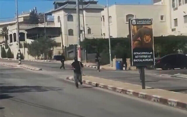 Footage posted to social media allegedly showing a settler attack in the West Bank city of Deir Dibwan on October 31, 2025. (X: used in accordance with Clause 27a of the Copyright Law) Footage posted to social media allegedly showing a settler attack in the West Bank city of Deir Dibwan on October 31, 2025. (X: used in accordance with Clause 27a of the Copyright Law)