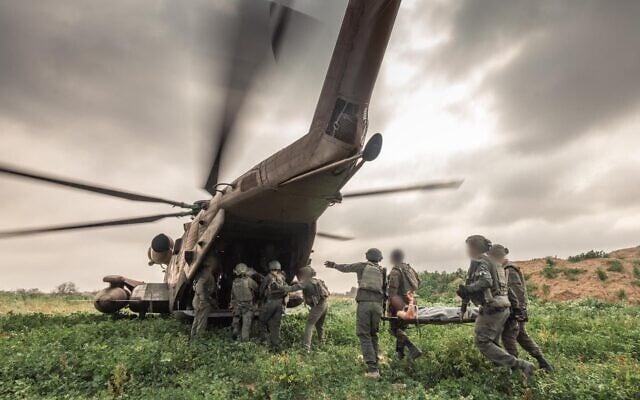 Israeli soldiers operating in Gaza in an undated handout photo issued on October 24, 2025. (Israel Defense Forces)