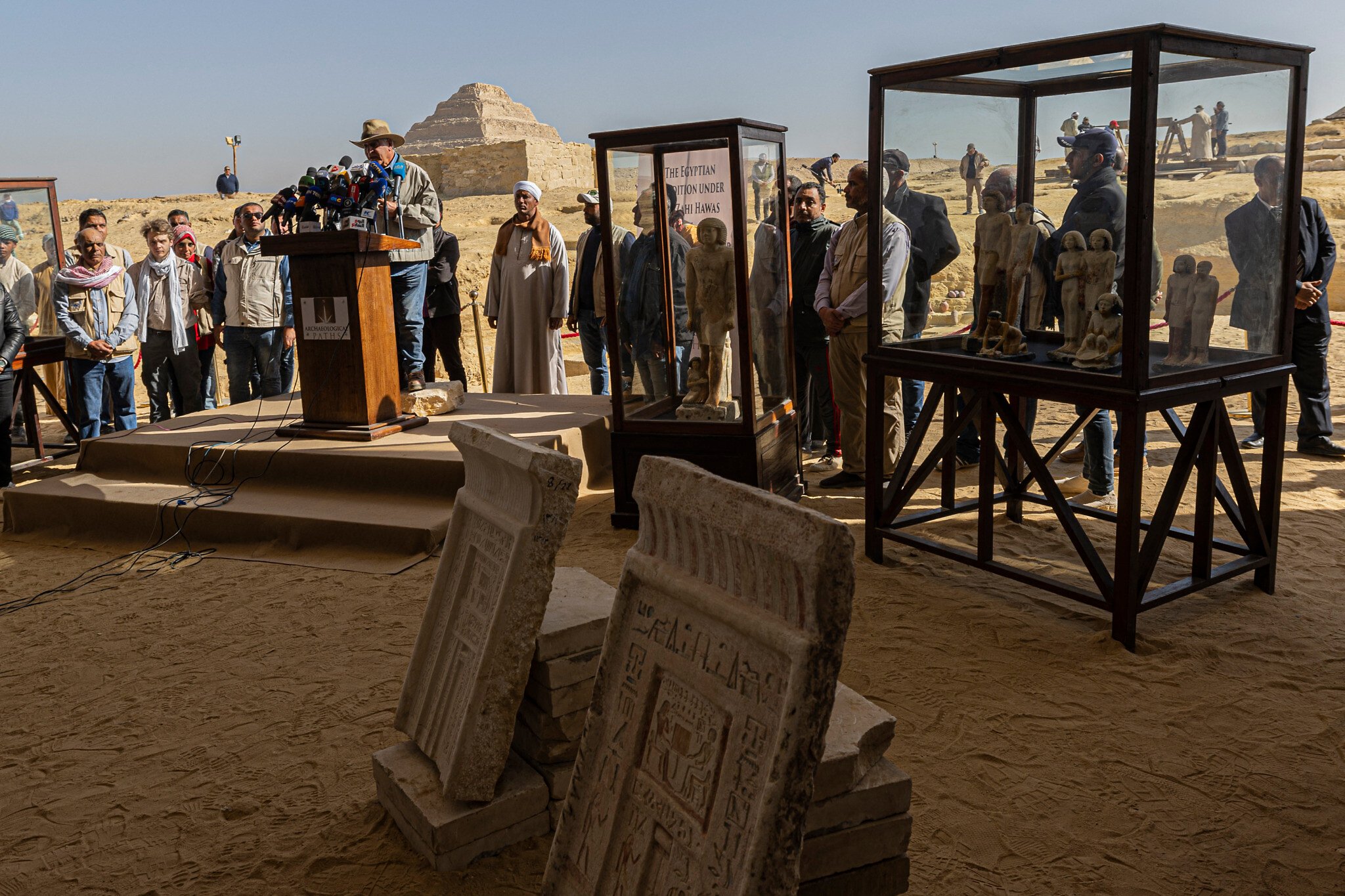 NextImg:Ancient limestone tablet disappears from tomb in Egypt’s Saqqara necropolis