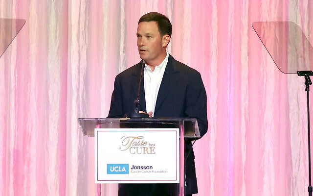 Jay Sures, Vice Chairman, United Talent Agency speaks onstage during the 27th Annual UCLA Jonsson Cancer Center Foundation's Taste for a Cure Event at the Beverly Wilshire, a Four Seasons Hotel on May 10, 2024 in Beverly Hills, California. (Tommaso Boddi/Getty Images for UCLA/AFP) Jay Sures, Vice Chairman, United Talent Agency speaks onstage during the 27th Annual UCLA Jonsson Cancer Center Foundation's Taste for a Cure Event at the Beverly Wilshire, a Four Seasons Hotel on May 10, 2024 in Beverly Hills, California. (Tommaso Boddi/Getty Images for UCLA/AFP)