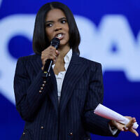 Candace Owens speaks during the Conservative Political Action Conference (CPAC) at The Rosen Shingle Creek on February 25, 2022 in Orlando, Florida. (Joe Raedle/Getty Images/AFP)