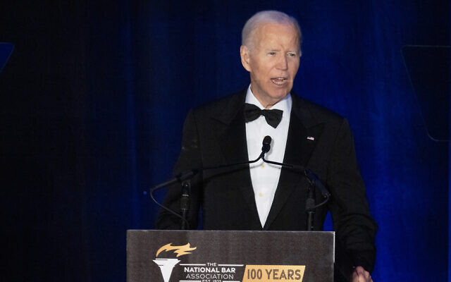 Former US president Joe Biden speaks at the National Bar Association's annual convention on July 31, 2025, in Chicago, Illinois. (SCOTT OLSON / Getty Images via AFP) Former US president Joe Biden speaks at the National Bar Association's annual convention on July 31, 2025, in Chicago, Illinois. (SCOTT OLSON / Getty Images via AFP)