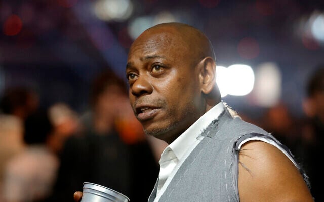 Comedian and actor Dave Chappelle looks on during Netflix's Canelo v Crawford Fight Night at Allegiant Stadium on September 13, 2025 in Las Vegas, Nevada. (Steve Marcus/Getty Images/AFP)