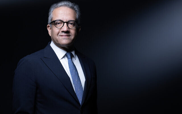 Khaled El-Enany, former Minister of Tourism and Antiquities of Egypt and candidate to become the head UNESCO, poses during a photo session in Paris on October 1, 2025. (JOEL SAGET / AFP) Khaled El-Enany, former Minister of Tourism and Antiquities of Egypt and candidate to become the head UNESCO, poses during a photo session in Paris on October 1, 2025. (JOEL SAGET / AFP)