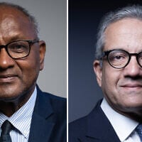 (COMBO) This combination of pictures created on October 02, 2025 shows the two candidates to become the head of the United Nations Educational, Scientific and Cultural Organization (UNESCO): Congolese diplomat, development economist, and specialist international relations specialist, Firmin Edouard Matoko (L) posing during a photo session in Paris, on September 26, 2025 and Khaled El-Enany, former Minister of Tourism and Antiquities of Egypt and candidate to become the head of the United Nations Educational, Scientific and Cultural Organization (UNESCO) poses during a photo session in Paris on October 1, 2025. An Egyptian ex-minister is the favourite to become head of the UN's culture agency, but his Congolese rival says bets are still off before a key decision next week. (Joël SAGET and Julien DE ROSA / AFP)