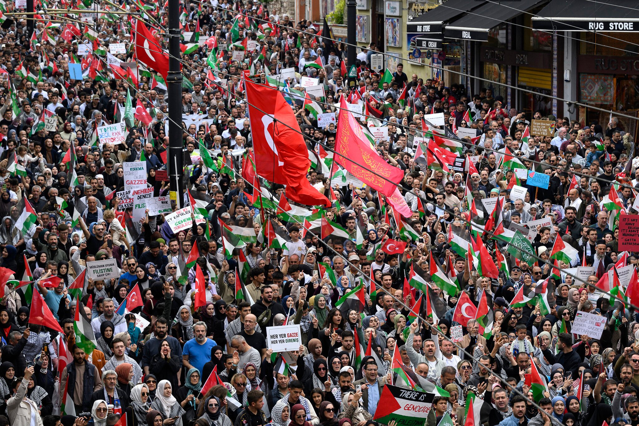 NextImg:Hundreds of thousands march in rallies across Europe against Israel