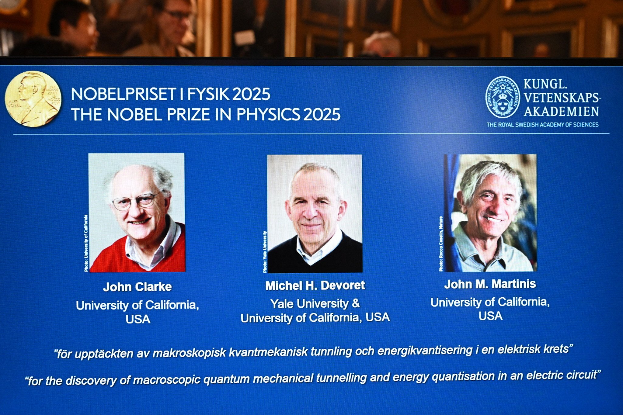NextImg:Trio win Nobel prize for revealing quantum physics in action
