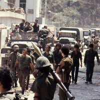 Members of the Palestine Liberation Organization depart from Beirut, Lebanon, August 25, 1982. (AP/Saleh Rifai)