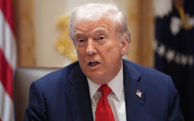 President Donald Trump speaks during a cabinet meeting at the White House, October 9, 2025, in Washington, DC. (AP Photo/Evan Vucci) President Donald Trump speaks during a cabinet meeting at the White House, October 9, 2025, in Washington, DC. (AP Photo/Evan Vucci)