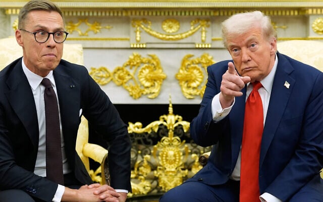 President Donald Trump and Finland's President Alexander Stubb meet in the Oval Office on October 9, 2025, in Washington, DC. (AP Photo/Alex Brandon) President Donald Trump and Finland's President Alexander Stubb meet in the Oval Office on October 9, 2025, in Washington, DC. (AP Photo/Alex Brandon)
