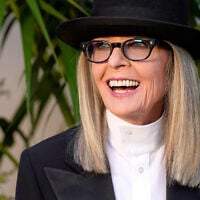 Diane Keaton appears at the Ralph Lauren Spring 2023 Fashion Experience in Pasadena, California, on October 13, 2022. (AP/Chris Pizzello, File)