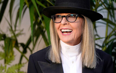 Diane Keaton appears at the Ralph Lauren Spring 2023 Fashion Experience in Pasadena, California, on October 13, 2022. (AP/Chris Pizzello, File)