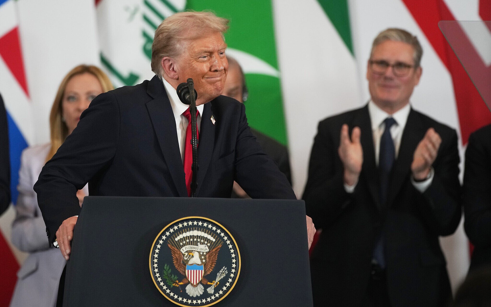 NextImg:At Sharm summit, Trump and world leaders sign up for peace in Gaza, with Netanyahu absent