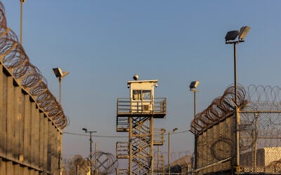 The Ketziot prison seen on September 13, 2022. (Nati Shohat/Flash90) The Ketziot prison seen on September 13, 2022. (Nati Shohat/Flash90)
