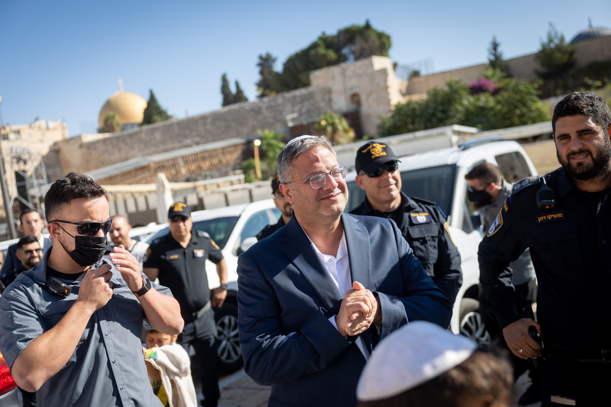 NextImg:Ben Gvir boasts Israel ‘victorious’ on Temple Mount, leads prayers on holy site